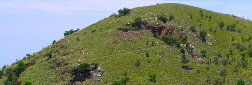 Mountain Mining Activity in Barberton