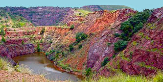 red ochre mine
